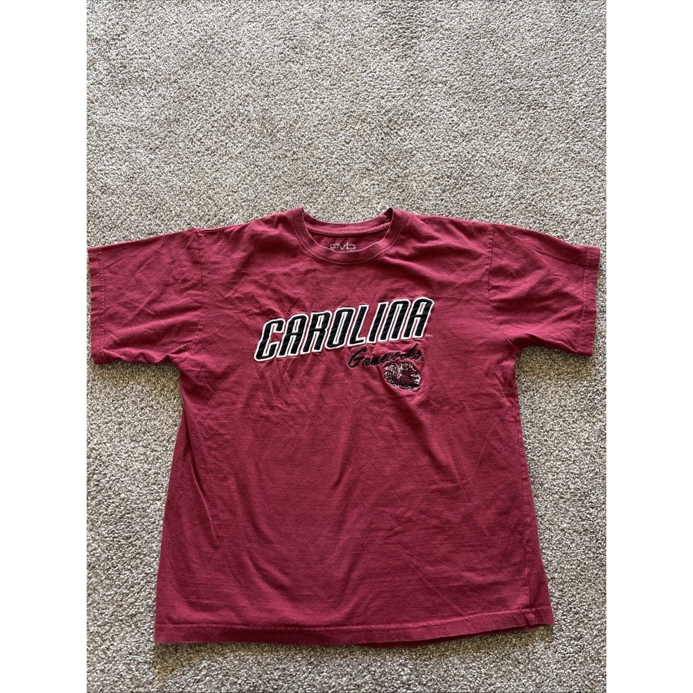 Unisex Carolina Gamecocks University Maroon T-shirt Size Large
